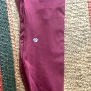 lululemon athletica Maroon Leggings